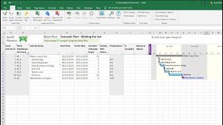 Draw a Gantt plan in Excel®, export to PowerPoint and share in 2 minutes.