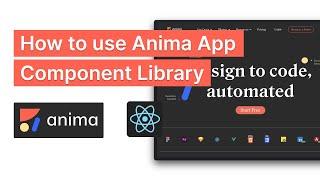 Using Anima App Component Library in Figma