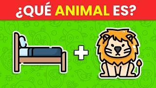 Adivina 50 ANIMALES por los EMOJIS | ¿Cuánto sabes de ANIMALES? 