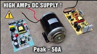 12 Volt High Current Power Supply for DC Motor - 12V/24V