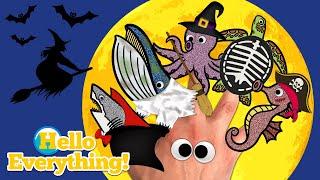 Halloween Sea Animals Finger Family | Kids Songs and Nursery Rhymes