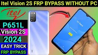 itel vision 2s frp bypass | itel P651L frp bypass || itel P651L mobile ka lock kaise tode