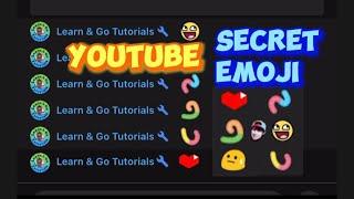 YouTube Secret Emoji How To Use on Live Chats