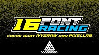 BAGI BAGI MENTAHAN FONT RACING 2023 | VERSI BOLONEGUSTI.ID