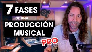 7 Fases de una PRODUCCIÓN MUSICAL  ⭐️ (paso a paso)