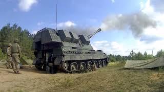 OP Cabrit 10 - Crarrv-AS90-Challenger 2-Warrior - British Army-NATO-Estonia