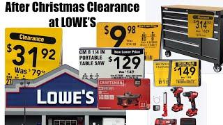 Fresh After Christmas Clearance Deals at Lowe’s