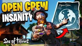 Open Crew INSANITY in Sea of Thieves Season 12 (Funny Gameplay & Moments)