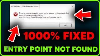 THE PROCEDURE ENTRY POINT NOT FOUND DYNAMIC LIBRARY || ERROR FIXED WINDOWS 11 / 10 / 8 / 7