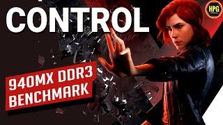Control Game Benchmark on Nvidia 940MX DDR3