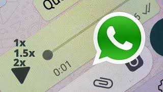 Como acelerar las notas de voz de WhatsApp - Mayo 2021