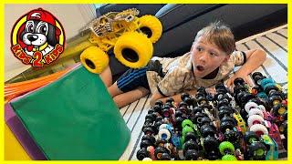 KIDS PLAY-ALONG | BUILD WITH CALEB A MONSTER TRUCK RACE TRACK