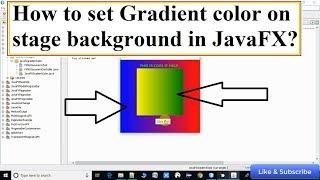 How to apply 'Linear Gradient color' on AnchorPane/Stage/Pane in JavaFX?
