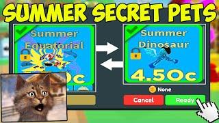 Insane Trade For Summer Event Secret Pets in Roblox Clicker Simulator