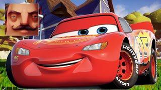 Hello Neighbor - My New Neighbor Cars Big Lightning McQueen Act 1 Gameplay Walkthrough