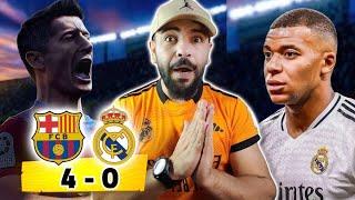 كلاسيكو للتاريخ  ريال مدريد و برشلونة 0 - 4 | من المسؤول ️