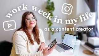 Work Week in My Life as an online entrepreneur & content creator 