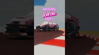 EASY way to drift a car in Blender #b3d #barbie #animationtutorial #barbiemovie