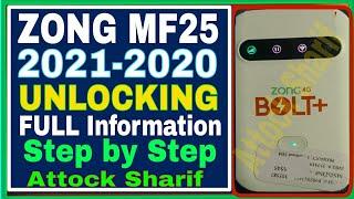 ZONG MF25 2021 LATEST DEVICE UNLOCKING  FULL HALF OR NON UNLOCKIN INFORMATION AttockSharif