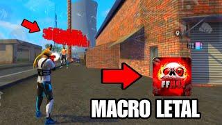 LA MEJOR MACRO para DAR TODO ROJO en FREE FIRE 2024  AUTOAPUNTADO HEADSHOT  Macro Android 