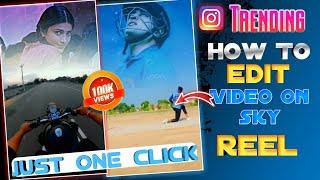 Instagram trending Video on sky Reel editing in Tamil |How to edit video play on sky VN app editing