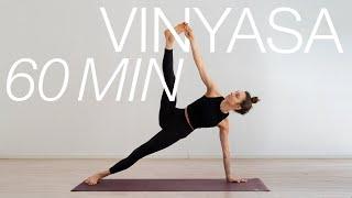 Vinyasa Yoga | kraftvolle 60 Min Yoga Flow für den ganzen Körper | Mittelstufe + Fortgeschrittene