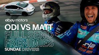 Matt Field vs Odi Bakchis. Formula Drift Pros Race In Our Honda Fits | Sundae Drivers | eBay Motors