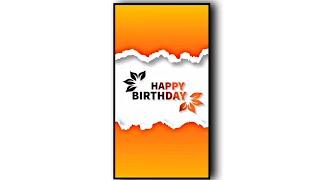 Happy Birthday Wishes Black Screen Template Video. Kinemaster Birthday Wishes Templates Video #ss