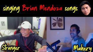 singing @BrianMendoza songs on Omegle 