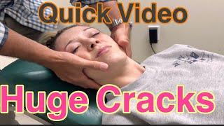 Quick video….HUGE cracks