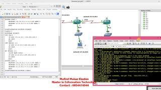 04   Gns3 Configuration protocole de routage ospf with authentication