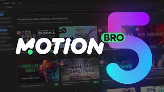 MOTION BRO V5: New Edit Panel | Copy & Paste Mode | 3D Import for Premiere Pro | Bundle Installation