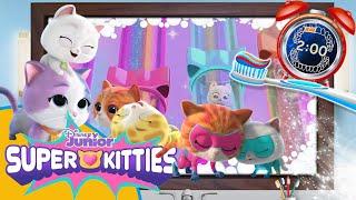 Super Kitties 2 Minute Magic Bubble Toothbrush timer with Music.