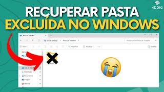 EXCLUI Pasta e Agora? Como RECUPERAR FÁCIL até da LIXEIRA no Windows!