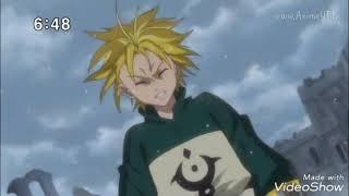 Nanatsu no taizai temporada 2 Meliodas destruye danafor