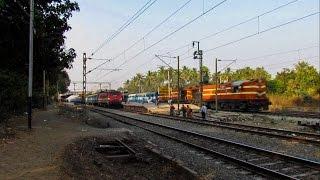 Shifted Overtake..!! Rajkot Secunderabad Express Overtakes Firozpur Janta Express