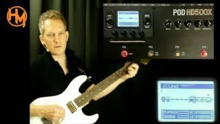 Line 6 POD HD500x How to create crunch, lead and dual patches