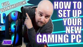How to Set Up Your New Prebuilt or Custom Gaming PC!
