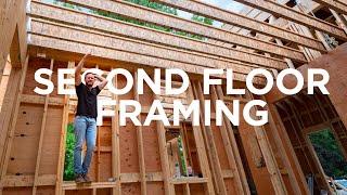 Framing the second floor & new construction brackets