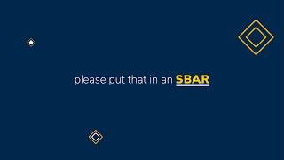 What is an SBAR?