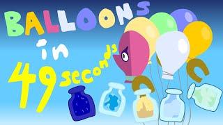 Balloons in 49 Seconds (Terraria Animation)