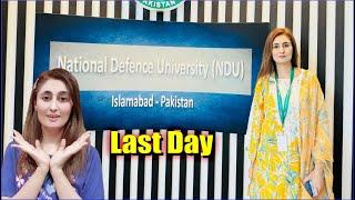 Last Day | | National Media Workshop National Defence University Islamabad | Zunaira Mahum