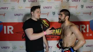 Anes Palani - Battle Arena Coventry - Post Fight Interview - Combat Sports UK