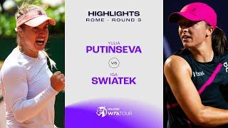 Iga Swiatek vs. Yulia Putintseva | 2024 Rome Round 3 | WTA Match Highlights