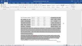 How to Wrap Text Around the Table in Word