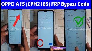 OPPO A15 (CPH2185) FRP Bypass code in 5 Seconds without PC