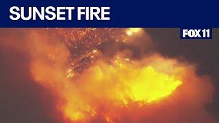 Hollywood Hills Fire: Sunset Fire is latest California wildfire