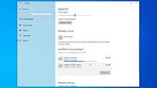 How to Add and Remove Speech Voices in Windows 10 [Tutorial]