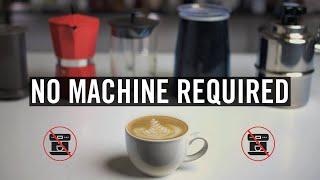 Making Cappuccino/Latte/Flat White at Home (without an Espresso Machine)