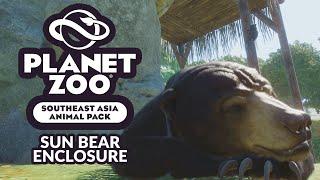 PLANET ZOO SOUTHEAST ASIA PACK DLC | Sun Bear Enclosure & Animal Overview (Planet Zoo DLC Showcase)